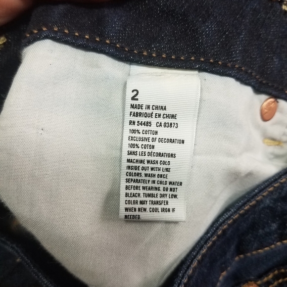 American Eagle Jean Shorts Size 2 - Picture 4 of 4